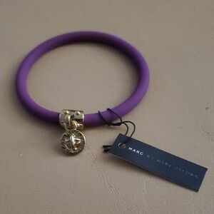 Marc By Marc Jacobs Purple Bracelet with Gold Charm